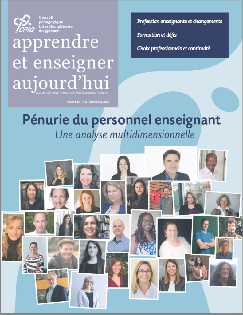 Volume 12 - N°2 - pénurie du personnel enseignant