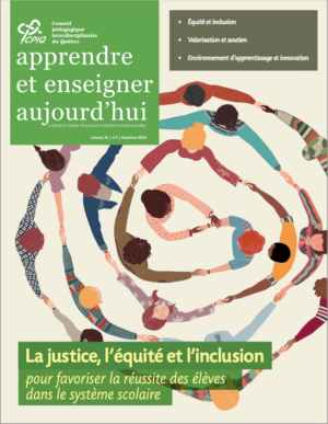 Volume 14, no 1 : La justice, l'équité et l'inclusionpour favoriser la réussite des élèves dans le système scolaire