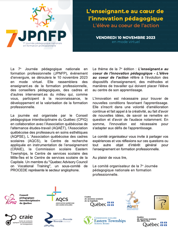 Appel de communications - JPNFP 2023