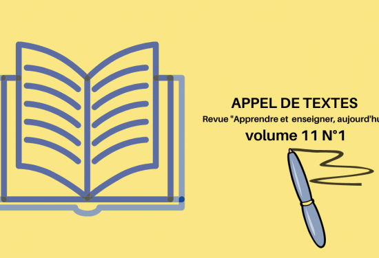 Appel de texte revue apprendre et enseigner aujourd'hui