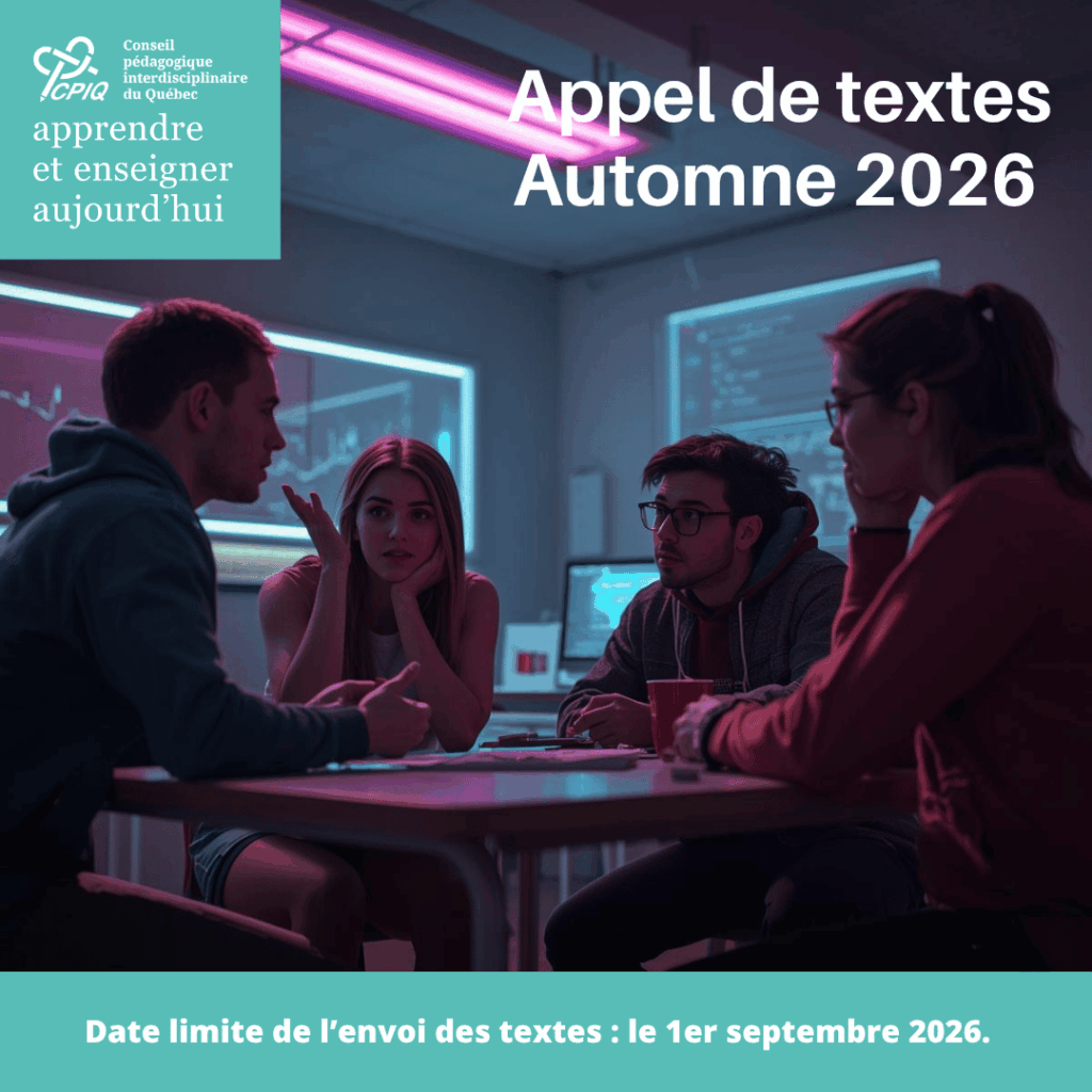 apprendre et enseigner aujourd'hui - appel de textes