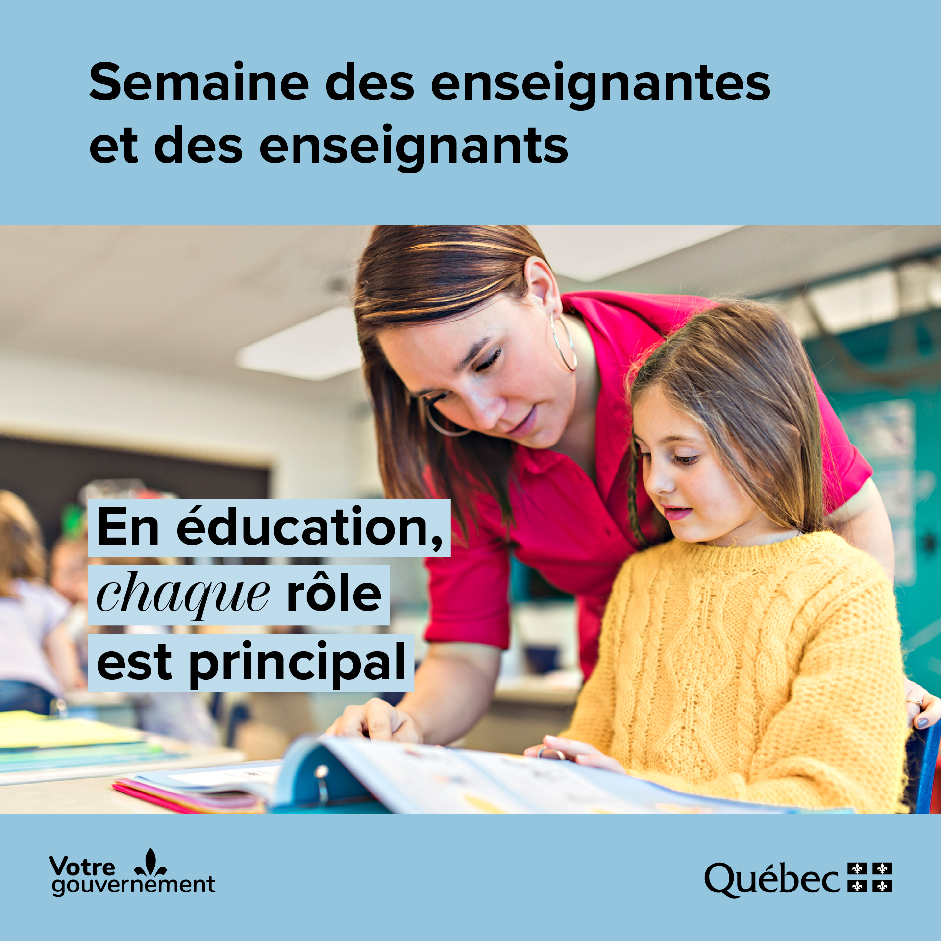 Semaine des enseignantes et des enseignants – CPIQ